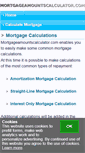 Mobile Screenshot of mortgageamountscalculator.com